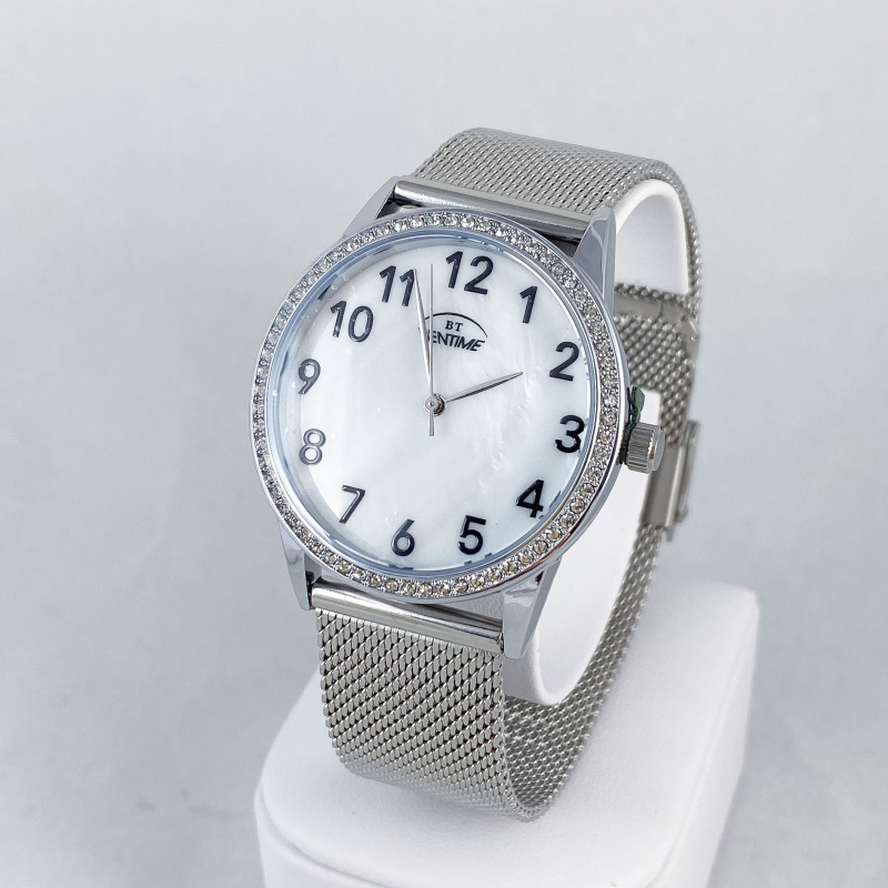 Dámské stříbrné hodinky Bentime